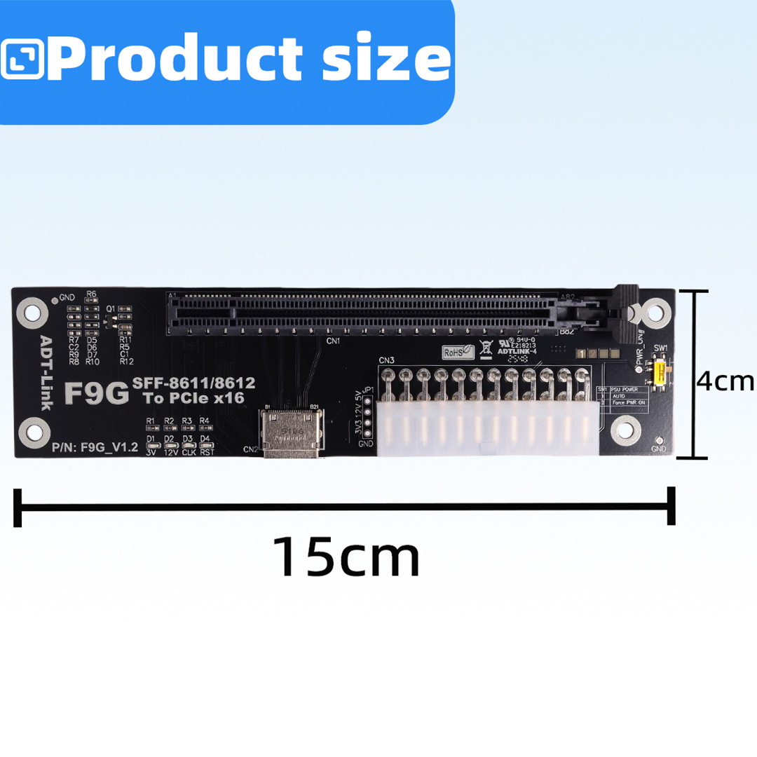 eGPU-Dock PCIe 5.0 x4 128Gbps  – Oculink Egpu Dock Graphics Card Bewertung und Preis